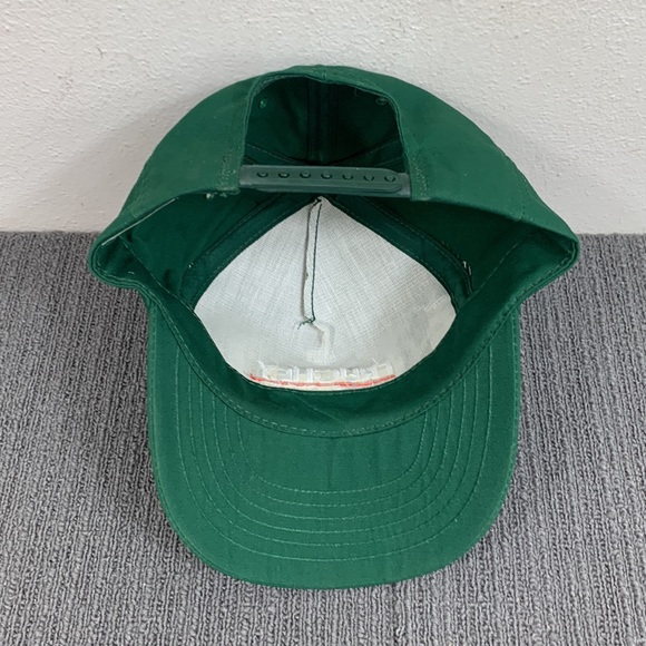 Vintage Fruchey Snapback Hat Mens OSFA Green Baseball Cap P Caps Made in USA - Picture 9 of 13